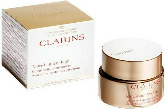 Clarins Nutri-Lumiere Cremă de Față de Zi pentru Hidratare și Reconstrucție 50ml