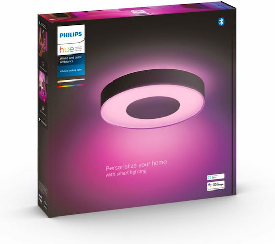 Philips Smart Таванно осветление 42.5бр Черен с Вграден LED