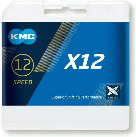 KMC Chain X12 Bicycle Chain 12 Gears 126L Silver