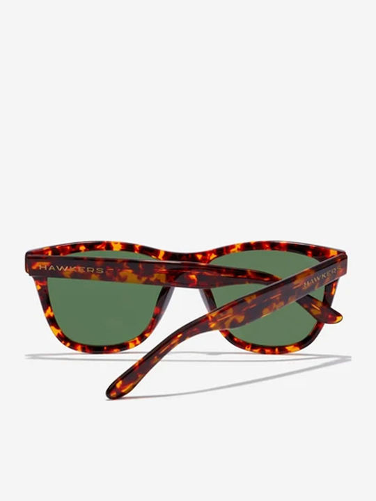 Hawkers One X Unisex Γυαλιά Ηλίου με Καφέ Ταρταρούγα Κοκκάλινο Σκελετό και Πράσινο Φακό HONE20CEX0