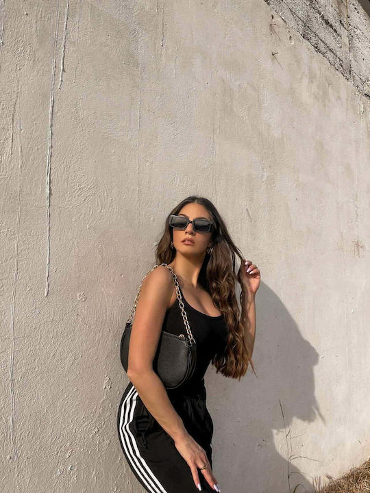Olympus Sunglasses Athena Γυναικεία Γυαλιά Ηλίου με Κοκκάλινο Σκελετό Black 02-024