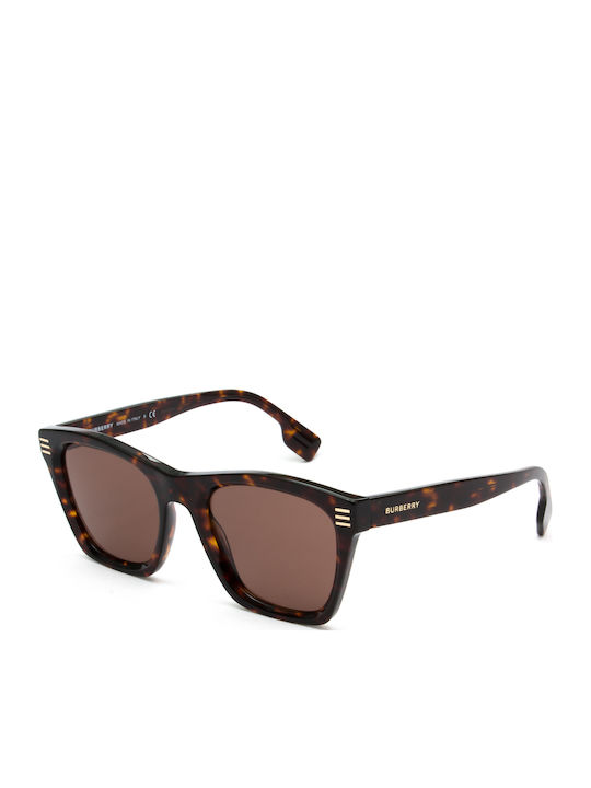 Burberry Cooper Men's Sunglasses with Brown Tartaruga Plastic Frame and Brown Lens BE4348 300273