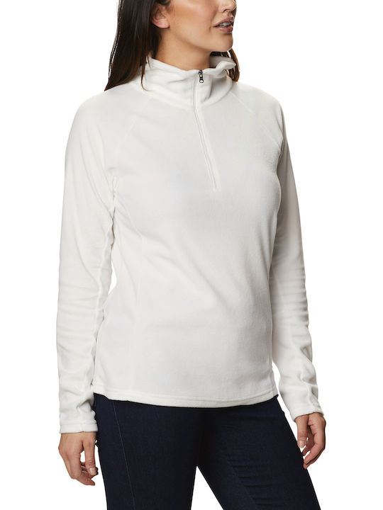 Glacial Half Zip Women's Sweatshirt White