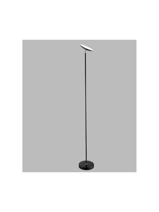 Perenz Lampă de podea LED Î180xL25cm. cu Lumină Caldă Albă Negru