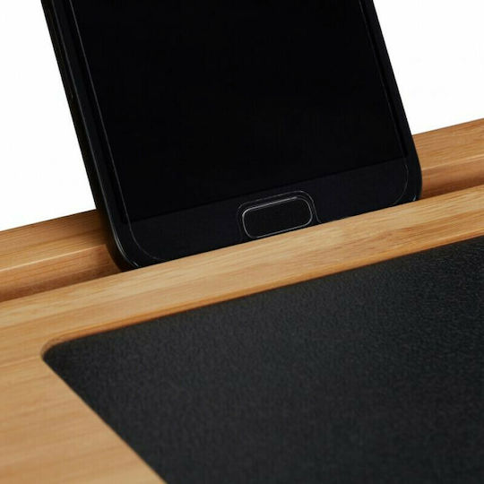 Relaxdays Bamboo Stand for Laptop up to 17" Natural / Black