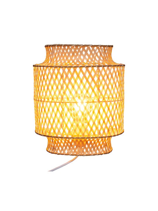 Atmosphera Liby Vintage Φωτιστικό Τοίχου Πρίζας με Ντουί E27 Μπεζ 23εκ.