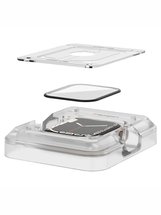 Spigen Proflex Ez Fit Gehärtetes Glas für das Apple Watch 41mm 2Stück AFL04052