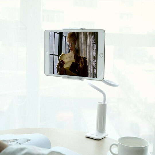Borofone BH24 Βάση Tablet με Βραχίονα έως 10.6" σε Λευκό χρώμα