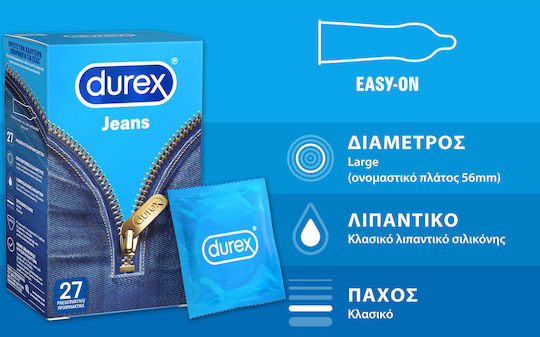 Durex Προφυλακτικά Jeans 27τμχ