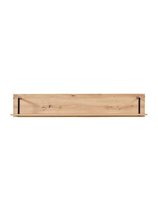 Shelf Wall Sardinia ZP Artisan Oak / Black 137.5x21x24cm