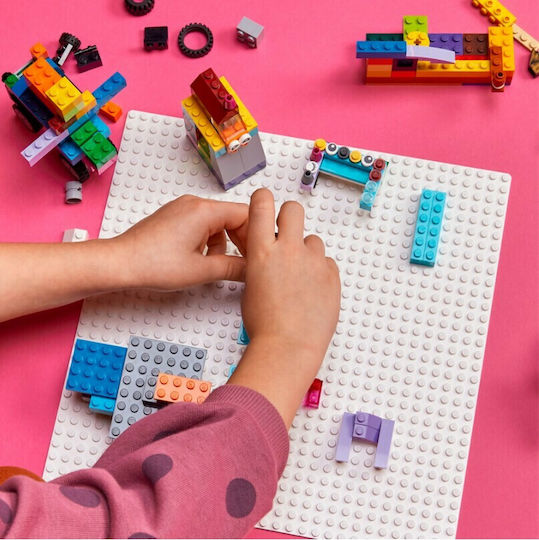 LEGO Classic White Baseplate για 4+ Ετών 1τμχ