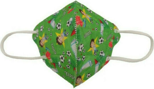 Famex Kids Mask FFP2 NR Schutzmaske FFP2 Mehrfarbig 10Stück