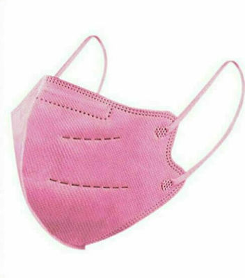 Famex Disposable Protective Mask FFP2 NR XXS Kids Pink 1pcs