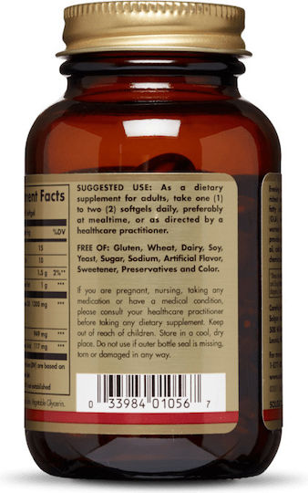 Solgar Evening Primrose Oil 1300mg Συμπλήρωμα για την Εμμηνόπαυση 30 μαλακές κάψουλες