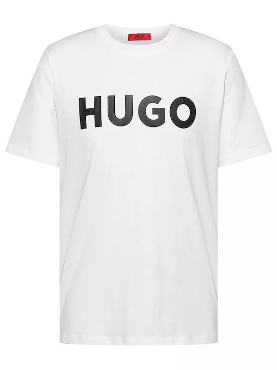 Hugo Boss Ανδρικό T-shirt Κοντομάνικο Λευκό