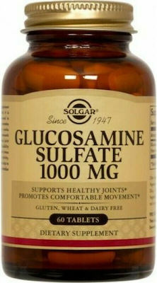 Solgar Glucosamine Sulfate Συμπλήρωμα για την Υγεία των Αρθρώσεων 1000mg 60 ταμπλέτες