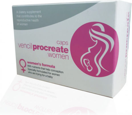 Vencil Procreate Women Alte Suplimente Alimentare 60 Capsule