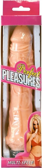 Seven Creations Perfect Pleasures Multi-speed Realistic Vibrator 23cm Flesh