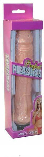 Seven Creations Perfect Pleasures Multi-speed Realistic Vibrator 23cm Flesh