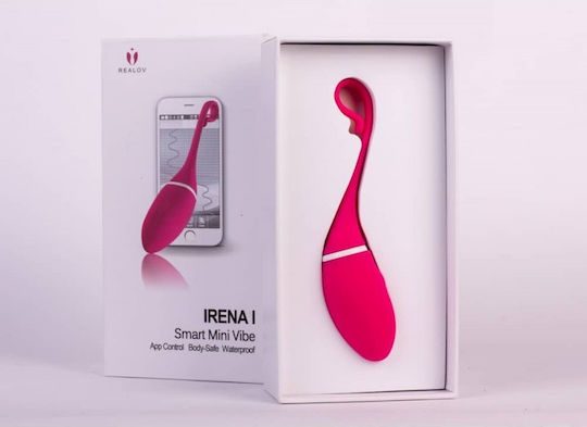Realov Irena Smart Egg Vibrator Egg with Remote Control 16cm Pink