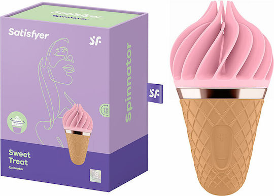 Satisfyer Sweet Treat Spinnator Mini Κλειτοριδικός Δονητής 10.4cm Ροζ