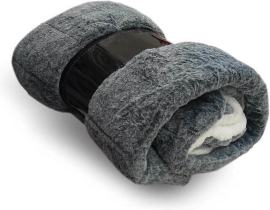 TnS Single Blanket 150x220cm Gray