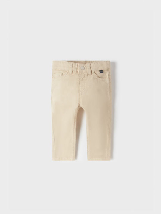 Mayoral Boys Fabric Trouser Beige