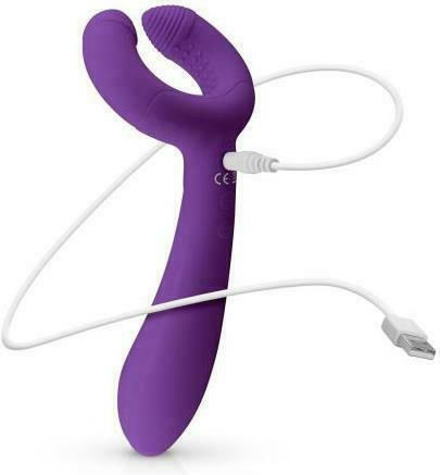 Easytoys Couples Vibrator Δονητής για Ζευγάρια 19cm Purple