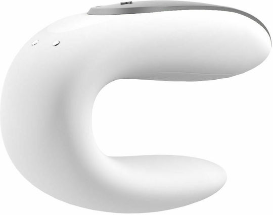 Satisfyer Double Fun Vibrator for Couples with Remote Control White