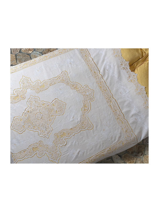 Silk Fashion 779 Одеяло Пике Двойно 245x280см Бяло