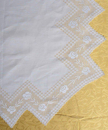 Silk Fashion 274 Piqué Decke King Size 260x280cm Weiße