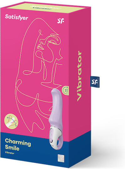 Satisfyer Charming Smile Classic Vibrator 19cm Purple