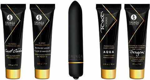 Shunga Naughty Geisha Kit Set Black