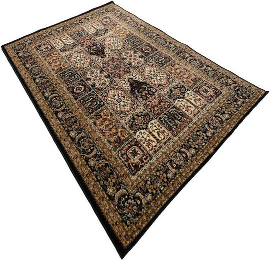 Polcarpet 12223 Bedroom Rug Sets Focus Black 3 Pieces