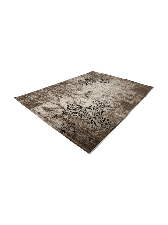 Balsan 6686 Σετ Μοντέρνα Χαλιά Κρεβατοκάμαρας Brown 6686 3τμχ [Φάρδους 80cm]