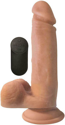 Curve Toys Vibrating Remote Control with Balls 20cm Flesh