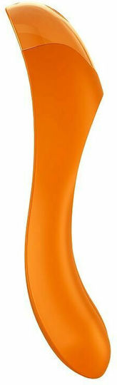 Satisfyer Candy Cane Finger Vibrator Mini Δονητής Δακτύλου 12cm Πορτοκαλί