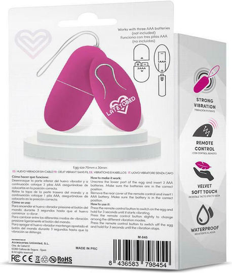 LateToBed Eco Mini Δονητής Egg 7cm Purple