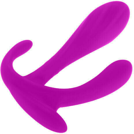 Pretty Love Edgar Double Vibrator 11.5cm Purple