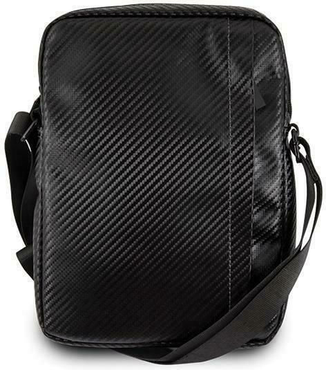 BMW Stripe Tablet Hülle Schwarz Carbon/Rot (Universal 8")