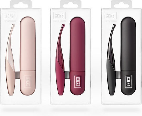Senzi Fine Point Vibrator Mini Κλειτοριδικός Δονητής 14.7cm Black