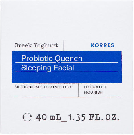 Korres Greek Yoghurt Probiotic Quench 48ωρη Κρέμα Προσώπου Νυκτός για Ενυδάτωση & Ανάπλαση με Υαλουρονικό Οξύ & Βιταμίνη C 40ml