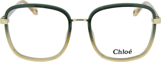 Chloe Femei Plastic Rame Ochelari Fluture CH 0034O 010