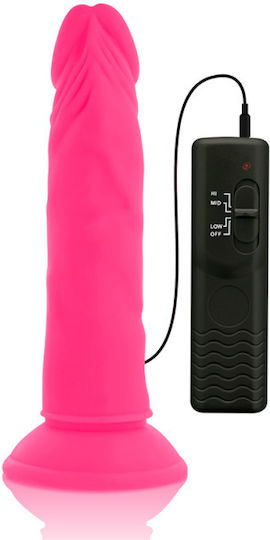 Diversia Flexible Vibrating Dildo Ρεαλιστικός Δονητής 23cm Pink