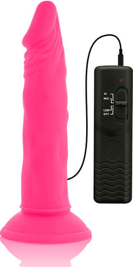 Diversia Flexible Vibrating Dildo Ρεαλιστικός Δονητής 23cm Pink