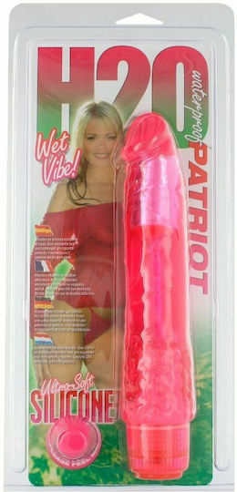 Seven Creations H2O Waterproof Patriot Ρεαλιστικός Δονητής 19cm Pink