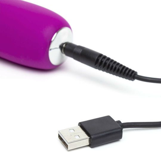 Happy Rabbit Realistic Slim Vibrator Kaninchen 22.8cm Purple
