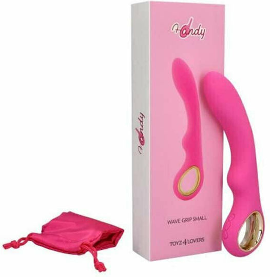 Toyz4lovers Vibrator Handy Wave Grip Δονητής G-Spot 18.5cm Pink
