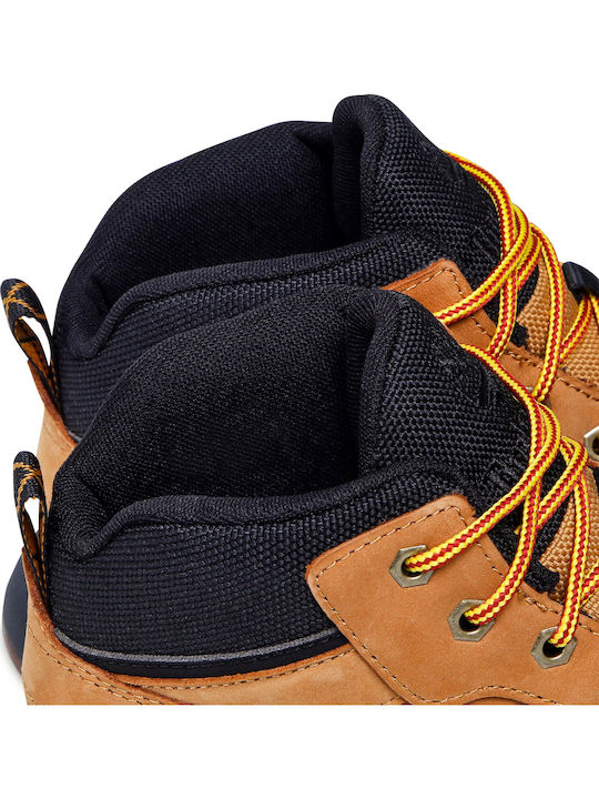 Kids Hiking Boots Field Trekker Mid Brown