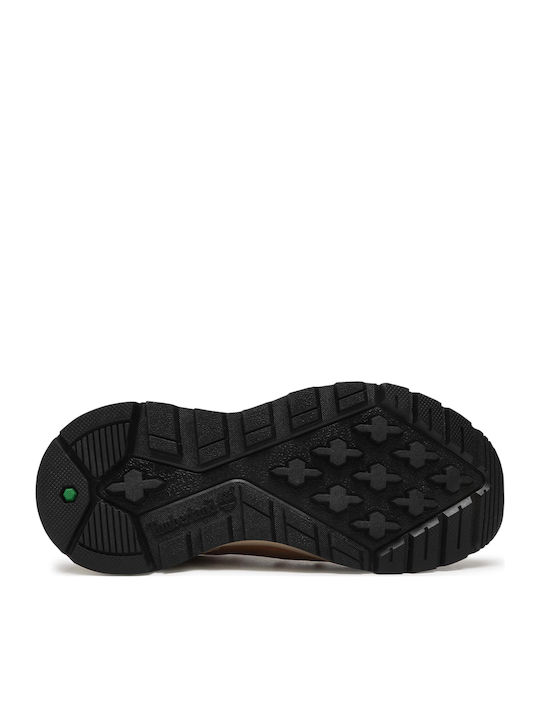 Sprint Trekker Δερμάτινα Παιδικά Μποτάκια με Κορδόνια Καφέ